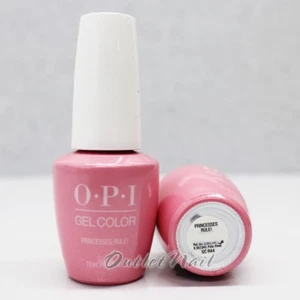 OPI GelColor GC R44 PRINCESS RULE! 15mL UV LED Gel Polish Bright Sparkly Pink - Picture 1 of 1