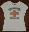 BON JOVI Bad Medicine Junior Size XL White T-Shirt