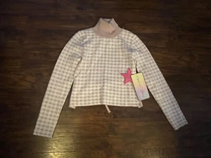 Coco and Shay Damen Pullover Rollkragen Crop Top Rosa Gr. XL - Bild 1 von 6