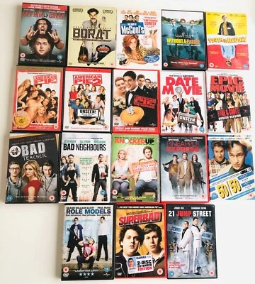 21 DVD Bundle Box Set Comedy Movie Film Job Lot Pineapple Express Epic Borat 42 - Image 1 of 4
