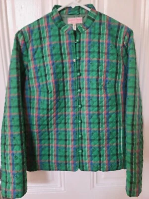 Chaqueta acolchada a cuadros vintage Hasegg-trachten Kitzbuhel hecha en Austria talla 36 Foto 1 de 4