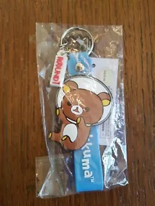 NEU San-X Rilakkuma Korilakkuma Runde 1 Astronaut Schlüsselanhänger Band Blau - Bild 1 von 6