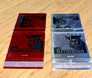 2 fundas vintage para cerillas ALEMANIA FREEPORT ILLINOIS - Imagen 1 de 7