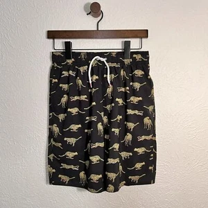 First Wave Cheetahs Pattern Boys Size XL 18/20 Mesh Lined Pocket Swim Trunks - Picture 1 of 11