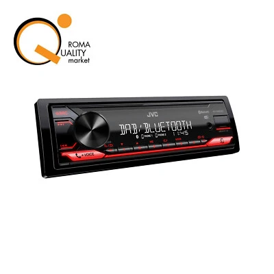Autoradio JVC KD-X282DBT KD X 282 DBT Bluetooth USB FLAC DAB + AUX Tecnologia K2 - Immagine 1 di 3