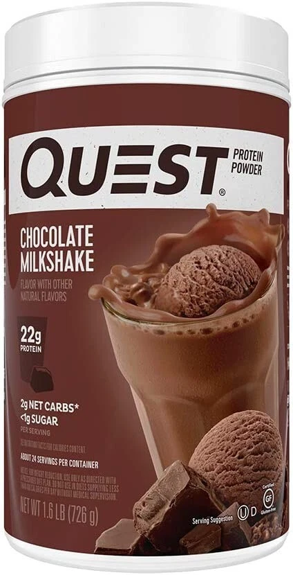 Quest Nutrition Chocolate Milkshake Protein Powder, Low Carb, Gluten Free Pack-1 - Image 1 of 4