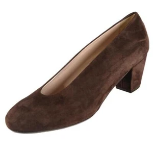 NEU AMALFI by RANGONI Pumps Heels schokobraun Wildleder Gr. 10 ITALIEN - Bild 1 von 7