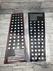 Bronco B Pillar Post Panel Cover, American Flag Rear Door Window Decal Trim Comp - Picture 1 of 1