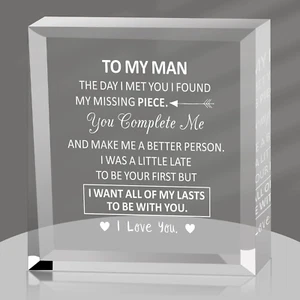Acrylic Paperweight Gift for Him - Perfect for Christmas, Anniversaries, and Bir - Picture 1 of 7