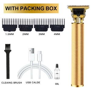 Professional Electric Hair Clippers Men's Hair Trimmer Cutting Beard Cordless - Picture 1 of 9