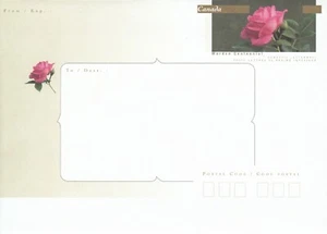 CANADA - POSTAL STATIONERY EN325 - EN328 COMPLETE SET OF ROSES (WRITING KIT) - Picture 1 of 4
