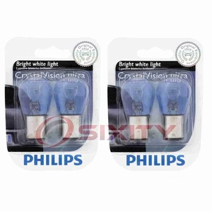2 pc Philips Front Side Marker Light Bulbs for Mercury Grand Marquis Marquis yr - Picture 1 of 5