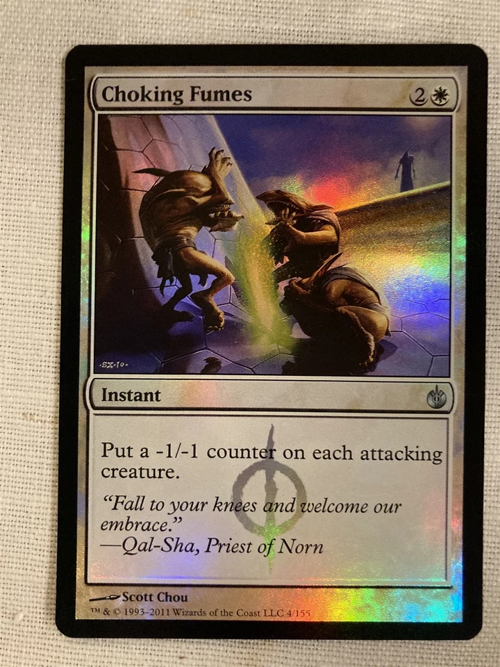 mtg foil Choking Fumes from Mirrodin Besieged, unplayed - Image 1 of 1