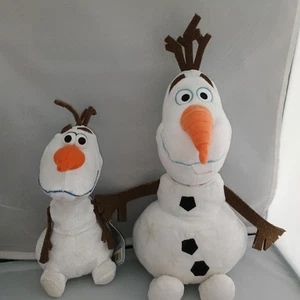 2 Disney Frozen Olaf Plüschtiere Schneemann fünf darunter - Bild 1 von 14