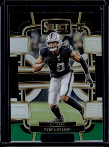2023 Panini Select - Concourse Tyree Wilson #60 Green & Black Prizm Die-Cut (RC) - Foto 1 di 2