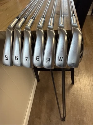 Ping G430 Irons 5-PW And 45 Green Dot Plus 1/2 Inch Used With AMT 2.0 Regular - Image 1 of 4