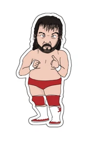 Steve Williams Retro Wrestling Legend Custom Vinyl DieCut Sticker 4x2.5 - Picture 1 of 1