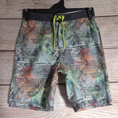 Pumpkin Patch Board Shorts ~ Size 12 Boys ~ Boardies - image 1 of 4