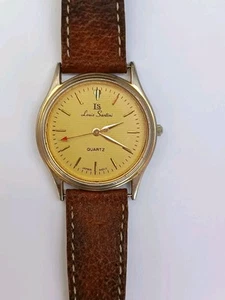 Louis Santini Unisex kleine Größe goldfarbene Quarzuhr - Bild 1 von 6