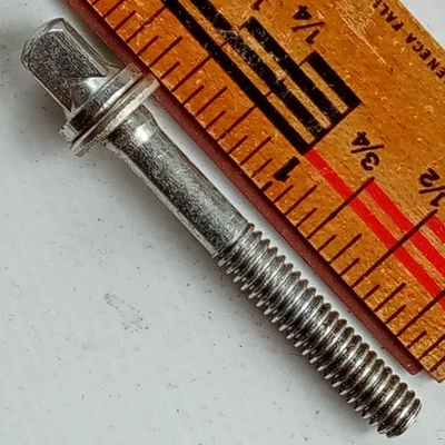 Slingerland 1 5/8" T-Rod Caja/Tambor Tom 12-24 Tensión-Tornillo Cromo Vintage años 60 Foto 1 de 2