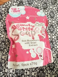 beauty white soap snail extract pink soap - Picture 1 of 2