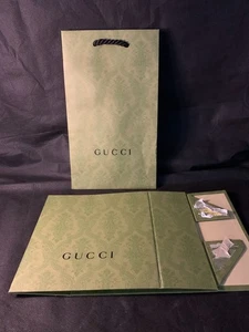 Gucci Shoe BOX AND GIFT BAG ONLY green Free Shipping - Picture 1 of 5