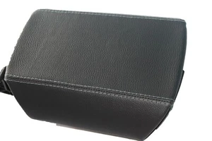 Fits 10-15 Chevrolet Camaro Synthetic Leather Center Console Cover w/Gray Stitch - Imagen 1 de 6