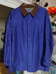 Junya Watanabe Comme Des Garcons Man Hervier Production Balmacaan Coat Navy Gr. S - Bild 1 von 7