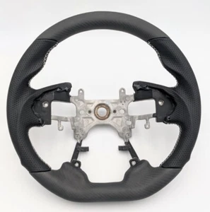 Volante de fibra de carbono real REVESOL acabado mate para Honda Accord G9 13-17 - Imagen 1 de 6