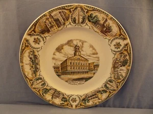 Faneuil Hall Boston, MA Plate 10 7/8" 1st Edition 1951 - Picture 1 of 4
