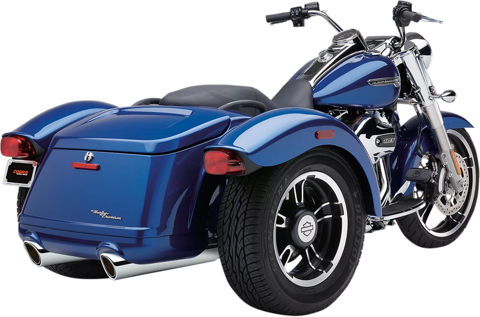 Cobra 4 pulgadas Silenciadores dobles Harley-Davidson FLRT 2014-2016 Freewheeler Foto 1 de 1