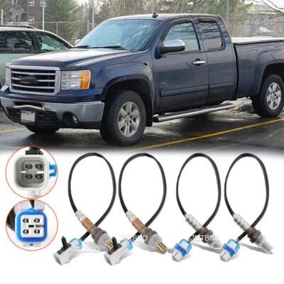 4 шт датчиков кислорода вверх и вниз по течению для GMC Sierra 1500 2500HD 3500HD США - Изображение 1 из 4