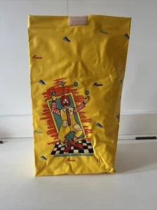 Vintage McDonald's 1988 Ronald Vinyl Plastic Reusable lunch bag - Picture 1 of 6