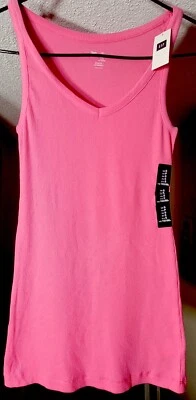 PEQUEÑA GAP Mujer Atlética Moderna Camiseta sin Mangas Yoga Entrenamiento Camisa Elastizada Extensible Foto 1 de 4