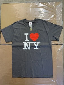 Officially Licensed I Love New York T Shirt size M Gray Adult Medium ..NWT - Picture 1 of 13