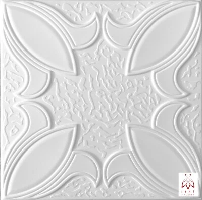 25qm/100Stück Wandpaneele Polystyrol Deckenpaneele Platten Paneele 50x50cm - Bild 1 von 4