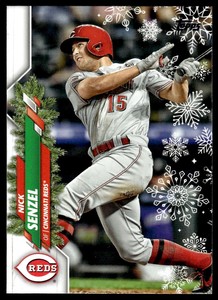 Nick Senzel 2020 Topps Holiday D72 #HW70 Cincinnati Reds
