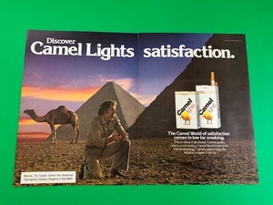 CAMEL CIGARETTES ORIGINAL VINTAGE 2 PAGE PRINT AD PRINTED ADVERTISEMENT AA4 - Picture 1 of 1
