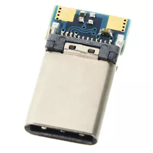 DIY 24pin PCBA USB 3.1 Type C USB-C Male Plug Connector SMT type with PC Board - Picture 1 of 5