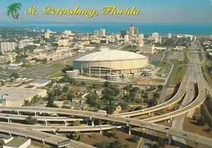 Tampa Bay Lightning "Thunderdome" Hockey Arena - Tarjeta postal del estadio de béisbol de los Rays - Imagen 1 de 2