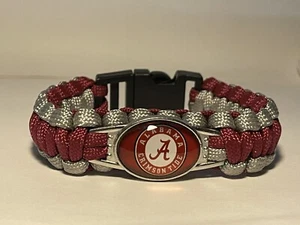 Pulsera Alabama Crimson Tide NCAA Paracord NUEVA - Imagen 1 de 2