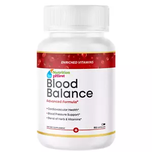 Blood Balance Formula All Natural Cardiovascular Support Blood Sugar Support. - Picture 1 of 5