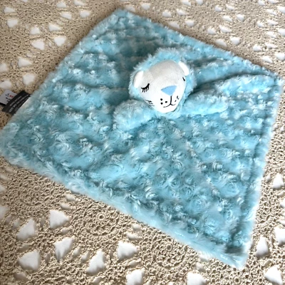 Manhattan Niños Bebé Aqua León Roseta Peluche Mimoso Pal Manta de Seguridad Lovey  Foto 1 de 4