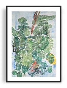 Sam Szafran - Feuillages, Giclee Print, Botanical, Monstera Plants Poster, Decor - Picture 1 of 10