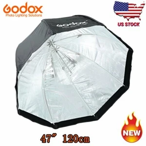 Godox 120 cm 47" Softbox Montaje de Octágono para Cámara Estroboscópica de Estudio Flash EE. UU. - Imagen 1 de 7