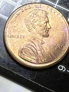 1989 D Lincoln Memorial Penny, DOUBLE DIE ERROR. Error on GOD WE TRUST