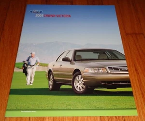 Catálogo de folleto de ventas original Ford Crown Victoria 2007 LX - Imagen 1 de 2