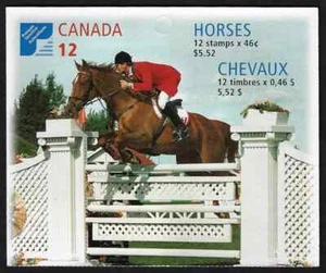 Canada - BK220b - Open Cover - 1999 - CANADIAN HORSES - Scott 1795-1798 - Picture 1 of 1