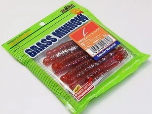Ecogear Gras Elritze L #172 3-1/4" Zoll /85 mm aus Japan! - Bild 1 von 2
