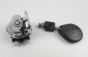 2008-2013 Harley Davidson Dyna Fat Bob FXDF Ignition Lock With Key Fob DMG - Picture 1 of 9